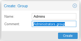 Create group validation
